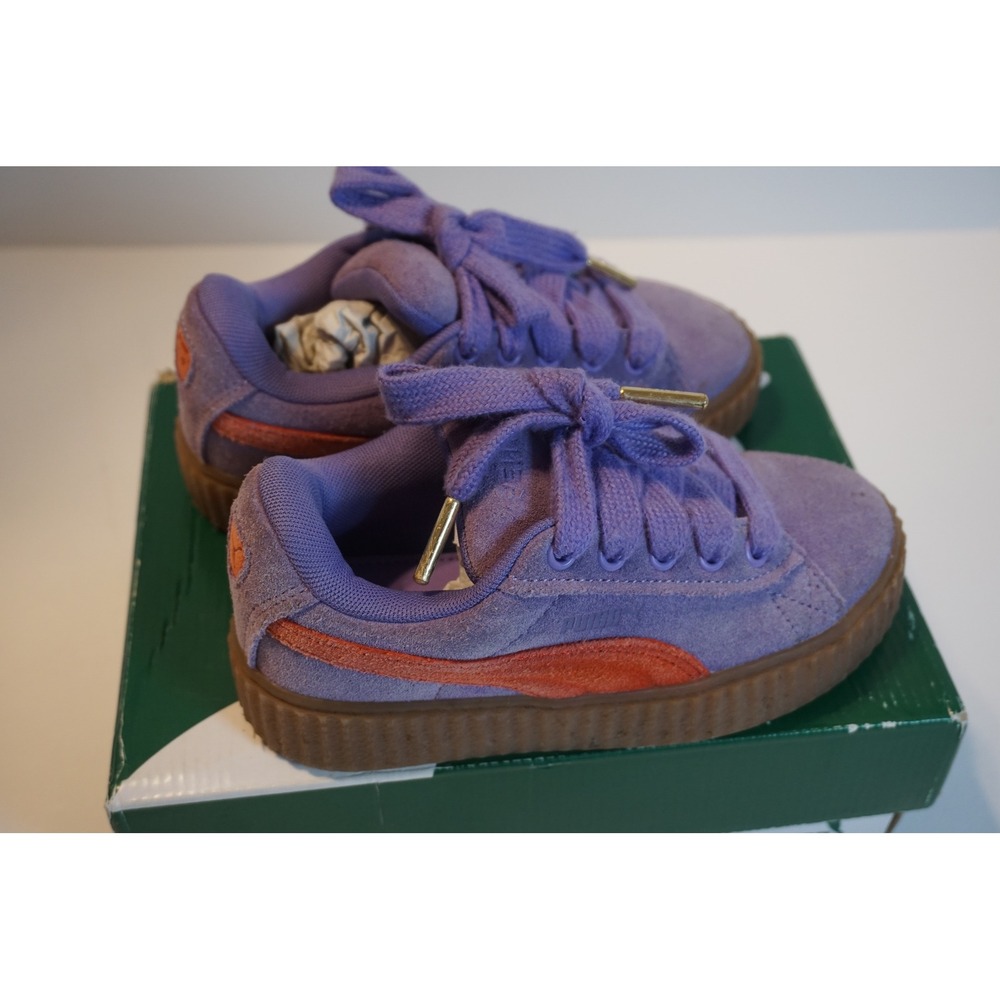 Puma Fenty Rihanna Creeper Phatty Kids Lavender Alert Burnt Red 396830-03 1C
